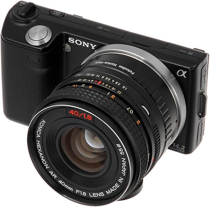 Fotodiox Lens Mount Adapter Compatible with Konica Auto-Reflex (AR) Lenses on Sony E-Mount Cameras K