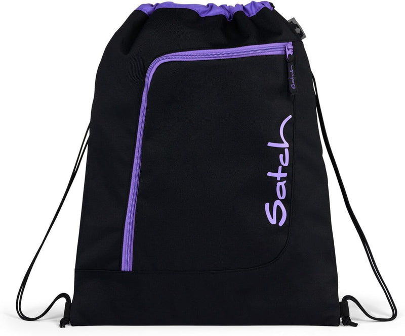 satch Pack Schulrucksack Set 3tlg. inkl. Schlamperbox und Sportbeutel Purple Phantom, Purple Phantom