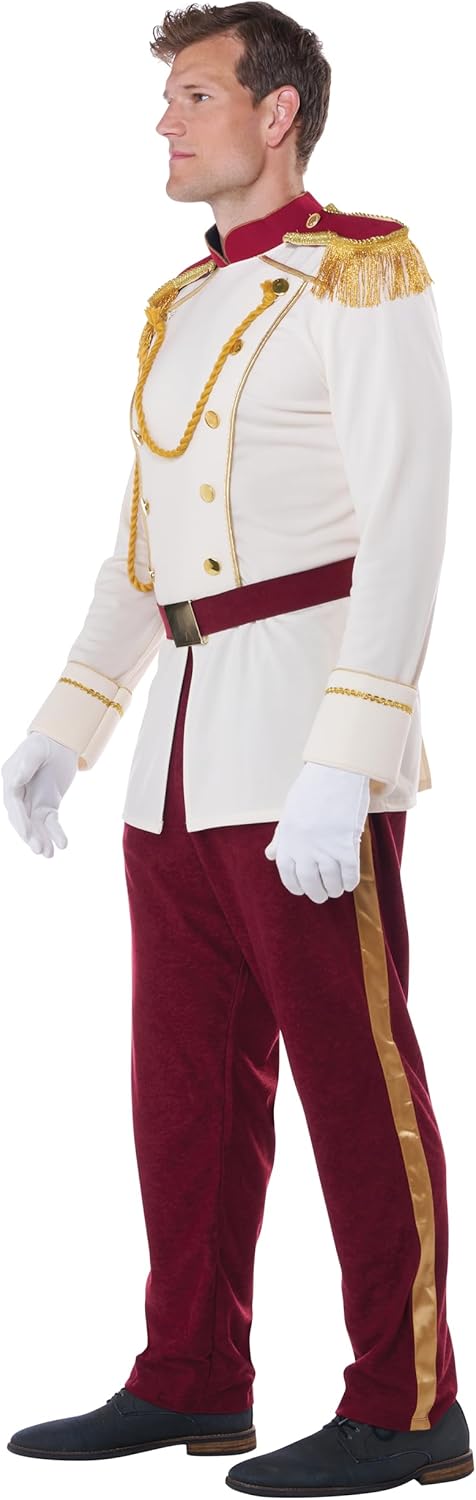 California Costumes Royal Storybook Herren-Kostüm, Creme/Schokorot, Small S Cream/Chocolate Red, S C