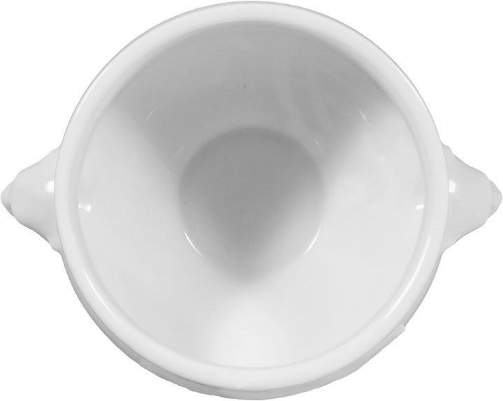 Seltmann Weiden Terrine Löwenkopf 0,50 l Lukullus Weiss Uni 00006 1 Stück, 1 Stück