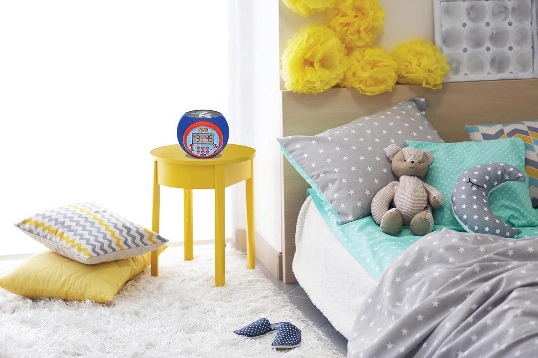 Lexibook, Sonic The Hedgehog, Projektionswecker mit Schlummerfunktion, Nachtlicht mit Timer, LCD-Bil