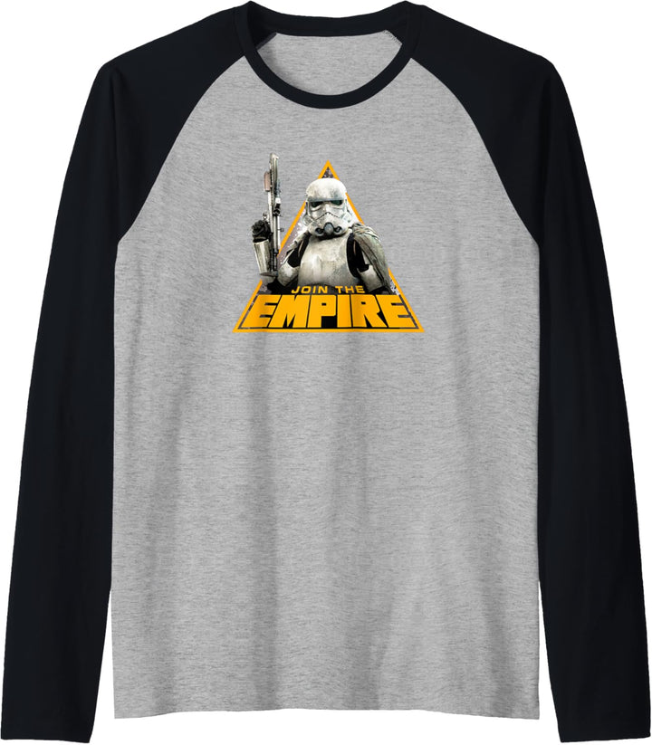 Star Wars Join the Empire Yellow Raglan
