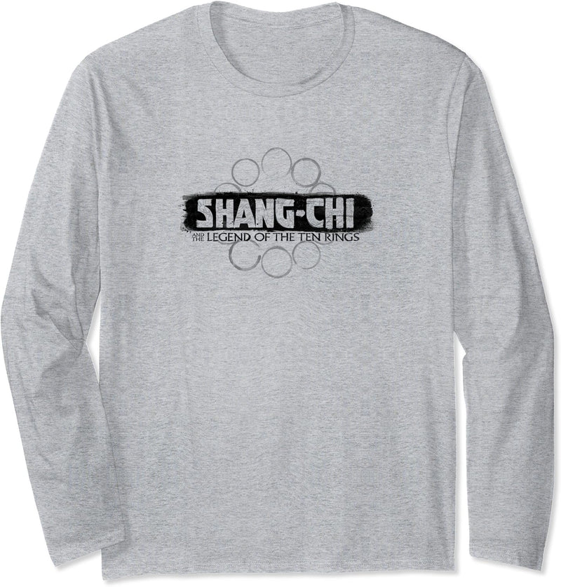 Marvel Shang-Chi Text Logo Langarmshirt