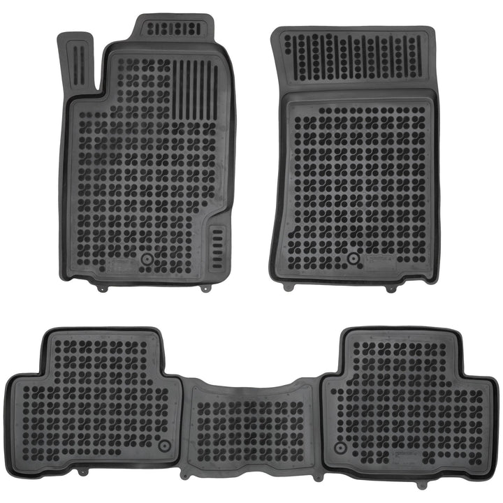 SMK Auto fussmatten gummimatten passt für SsangYong Rexton W III (Y290) 2012-2017 fussmatten Auto fü