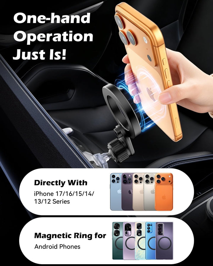 CloudValley Auto Telefonhalter für Lüftung, kompatibel mit 2020-2025 BMW 3er G20, 2022 X3 G01, 2019-