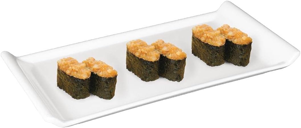 Kristallon Melamine Platter White - 300x150x25mm, 25(H) x 300(W) x 150(D)mm