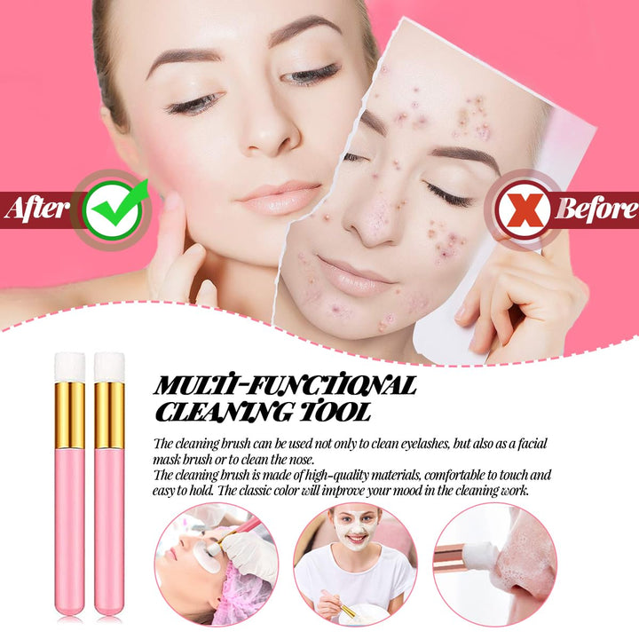 Lash Extension Kit Wimpern Praxis für Anfänger Professionelles Set mit Schaufensterkopf Abnehmbare A