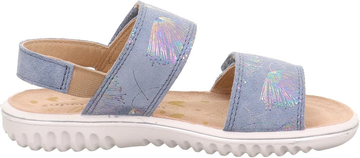Superfit Mädchen Sparkle Sandale 25 EU Blau 8000, 25 EU Blau 8000
