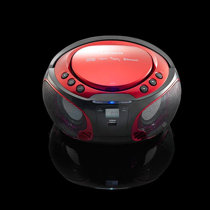 Lenco SCD-550 - CD-Player für Kinder - CD-Radio - Stereoanalage - Boombox - MP3 und USB Player - Blu