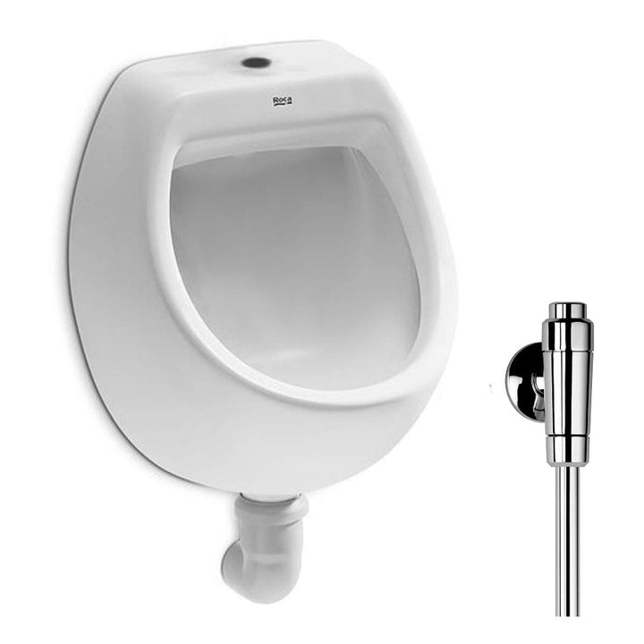 VBChome Urinal Roca Zulauf Oben Weiss Modern Hochwertig Keramik Pinkelbecken senkrecht Pissoir Mini