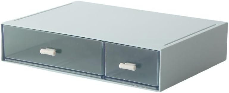Aufbewahrungsbox mit 6 Schubladen, Stapelbar Desktop Handwerk Schublade Schrank, Klare Schreibtisch