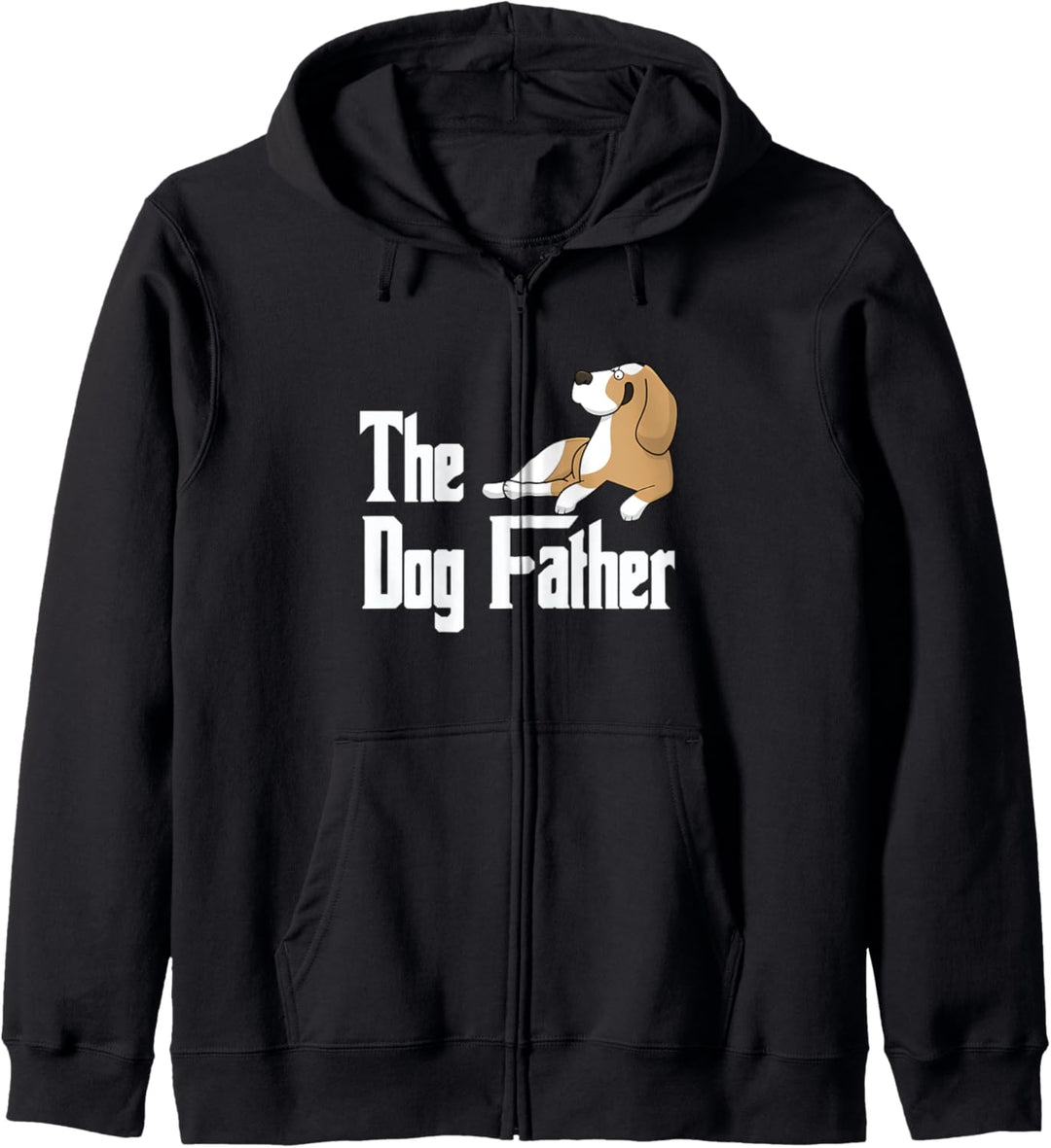 Ich liebe Hund The Dogfather Funny Geschenkidee für Männer Kapuzenjacke