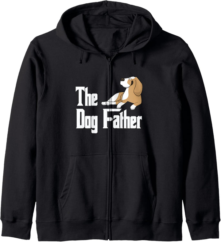 Ich liebe Hund The Dogfather Funny Geschenkidee für Männer Kapuzenjacke