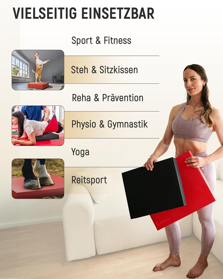 NEOLYMP Balance Pad - Rutschfestes Gleichgewichtstrainer für Physio &amp; Reha - Balance Kissen Gelenkst