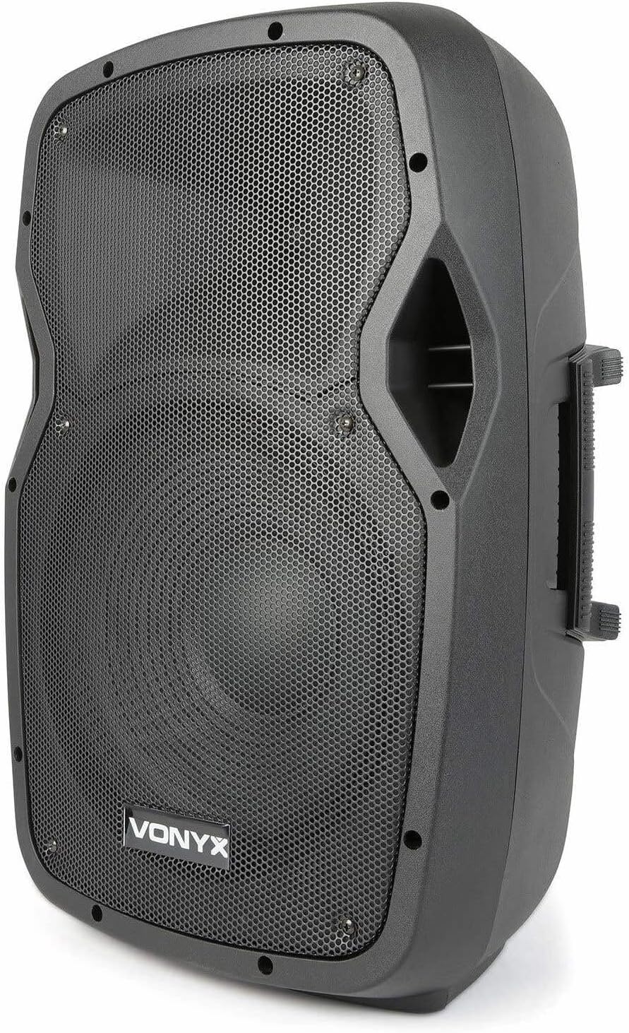 Vonyx AP1200PA - Mobile PA Anlage, Partybox Bluetooth mit Akku, 600 Watt Party Lautsprecher mit UHF-