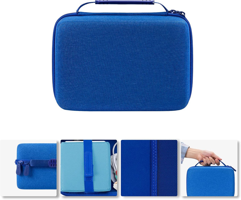 Aenllosi Harte Tasche Hülle für Tonies Toniebox Starter Set Tonies Musikbox, Nur Tasche (Blau), Blau