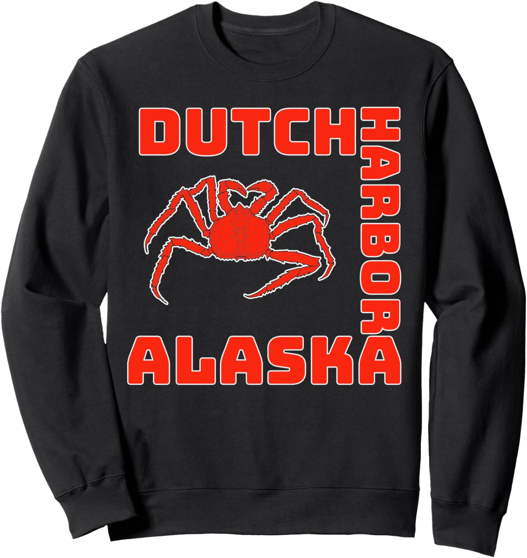 Fisch Alaskan Krabbe Angeln Dutch Harbor Alaska Crab Sweatshirt