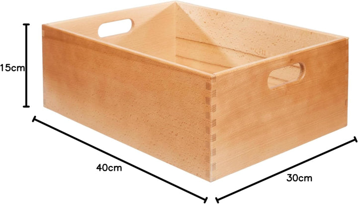 Zeller 13308 Allzweckkiste. Buche lackiert 40 x 30 x 15 cm, Sonstige, 40 x 30 x 15 cm