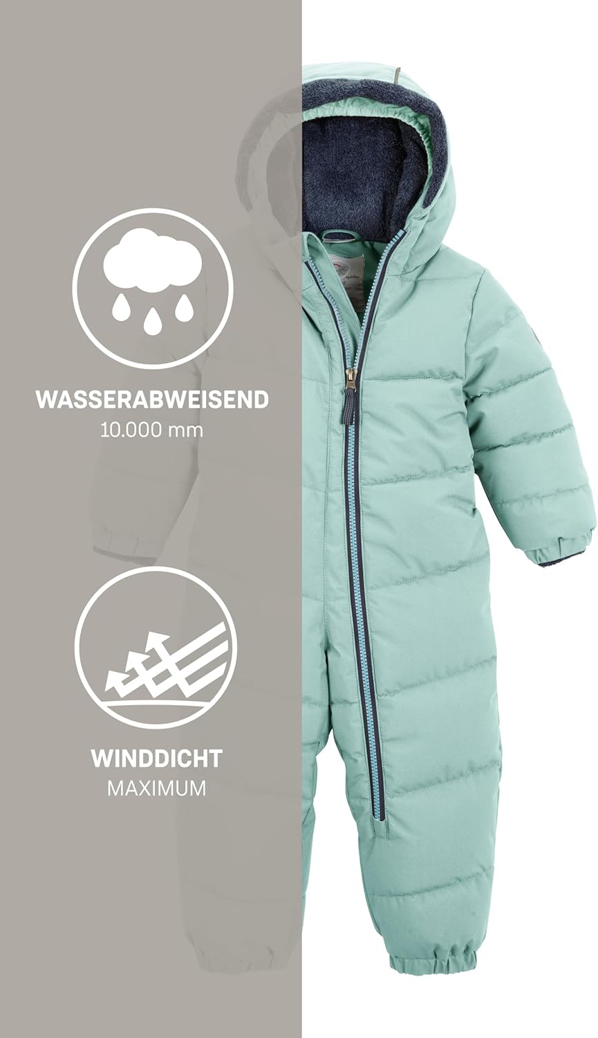 first instinct by killtec Unisex Fiow 32 Mns Onpc Overall/Schneeanzug in Daunenoptik mit Kapuze 110-