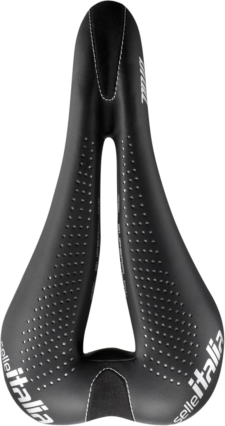 Selle Italia Unisex – Erwachsene Diva Gel Superflow Sattel S Schwarz, S Schwarz