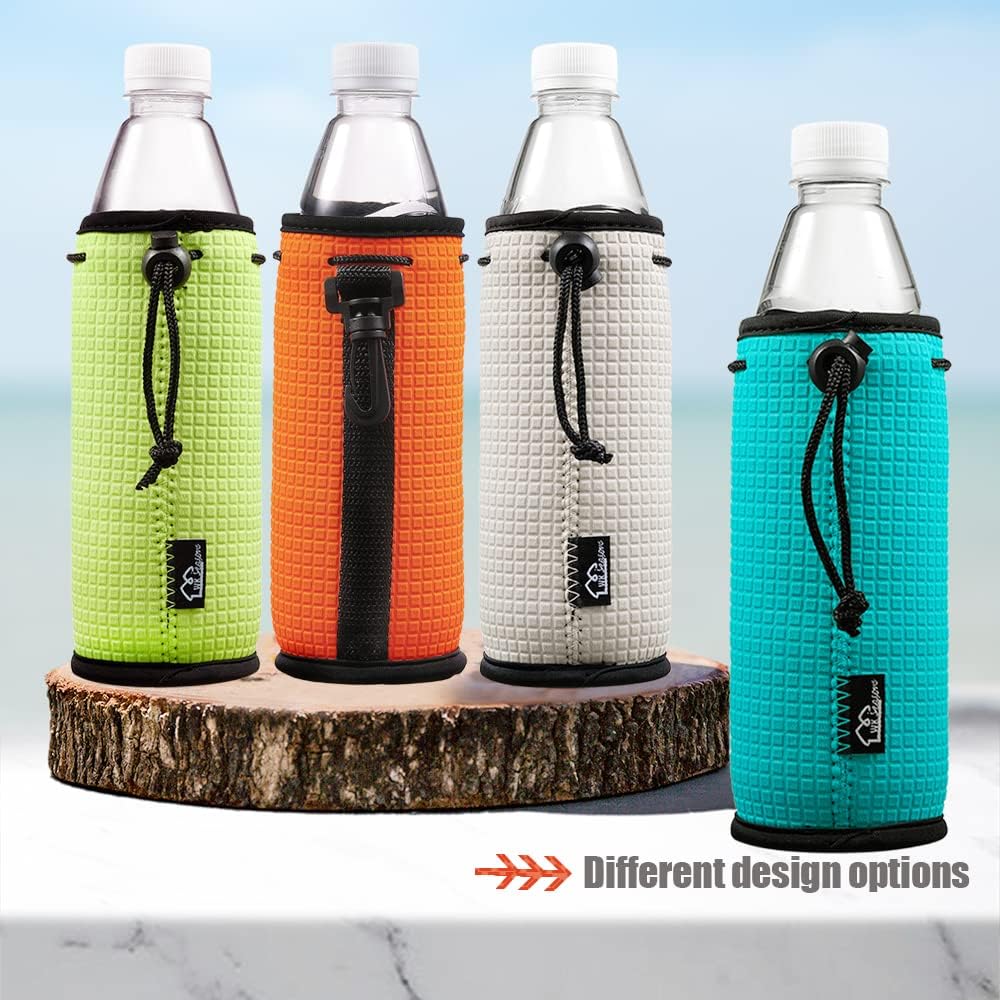 WKieason 16-18oz Neoprene Water Bottle Sleeves Insulators Beverage Bottle Can Sleeves Covers Beer Bo