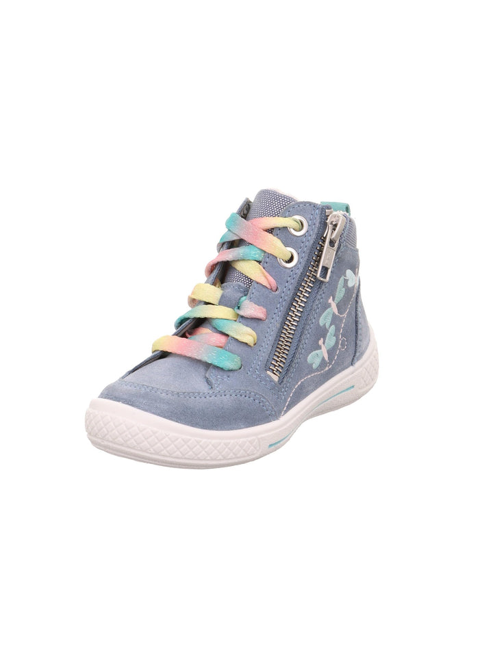 Superfit Mädchen Tensy Sneaker 26 EU Blau Hellgrün 8010, 26 EU Blau Hellgrün 8010