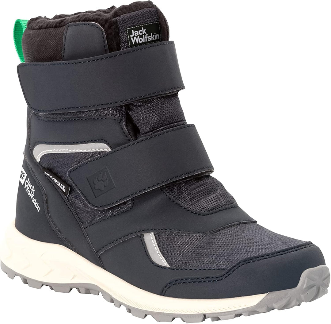 Jack Wolfskin Unisex Kinder Woodland Wt Texapore High Vc K Winterstiefel 30 EU Dark Blue Green, 30 E