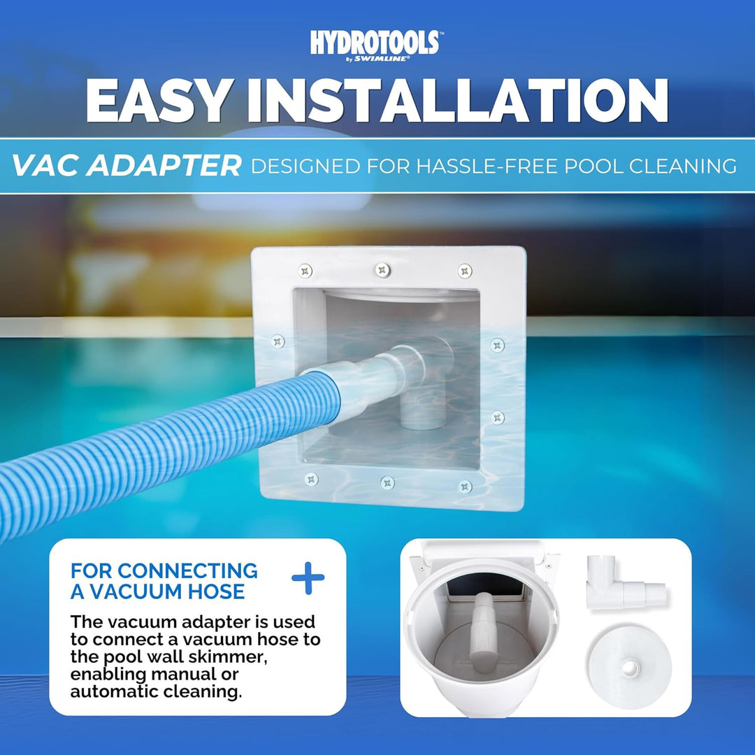 Swimline 8940 Complete Standard Thru-Wall Skimmer, One Size, Multi Standard-Wand-Skimmer (weiss), St