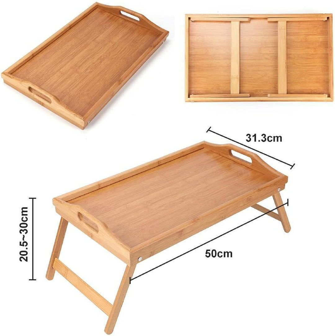 FrüHstüCkstablett FrüHstüCkstisch Mit Tischbeine Klappbar Tablett Bett Auch Als Lapdesk Notebook Bet