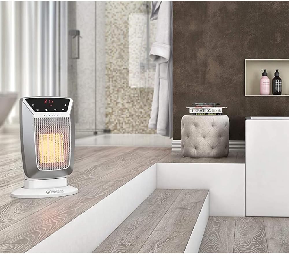 Olimpia Splendid 99449 Caldostile D Keramik Heizlüfter 2000 W mit Timer und Oszillationsfunktion, 60