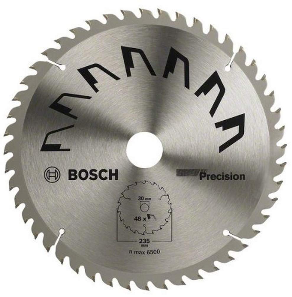 Bosch 2609256877 DIY Kreissägeblatt Precision 235 x 2 x 30/25,Z48, Z48