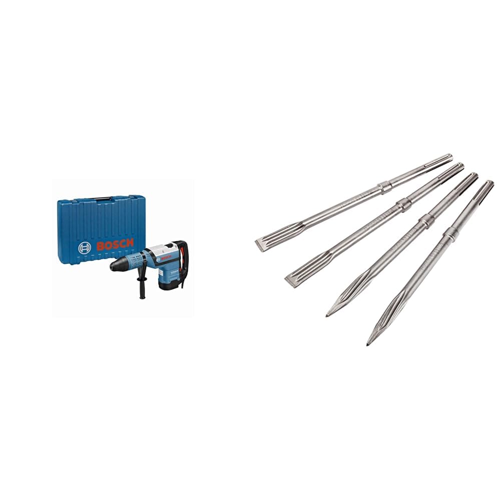 Bosch Professional Bohrhammer mit SDS max GBH 12-52 D (19 J Schlagenergie, inkl. Zusatzhandgriff, im