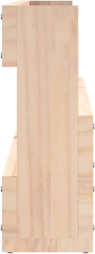 vidaXL Wand Schuhregal 2 STK., Schuhschrank mit viel Stauraum, Schuhständer Hängeregal Wandmontage,