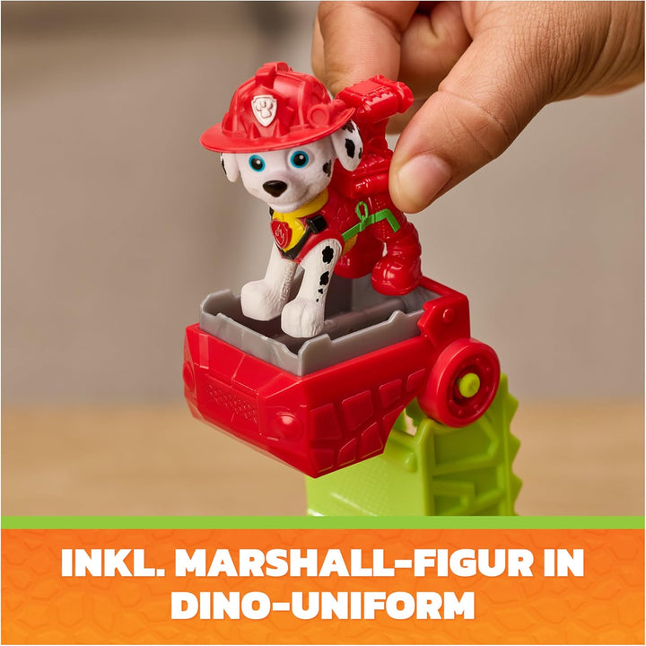 PAW PATROL: Der Dino Film, Marshalls extragrosses Dino-Rettungs-Feuerwehrauto, 26cm Fahrzeug inkl. M
