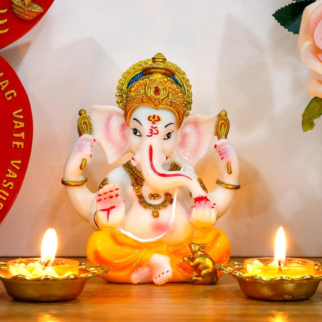Hindu-Lord Ganesha Idol – Indien Gott Ganesha Statue Diwali Geschenke indische Puja Artikel Home Tem