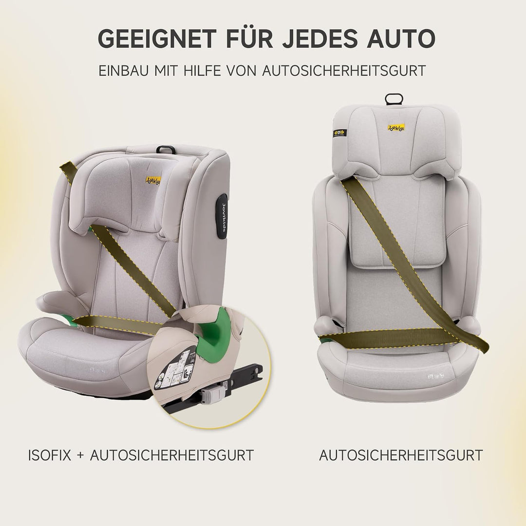 i-Size R129 Kinderautositz für 3,5 bis 12 Jahre (100-150 cm), Mit verstellbarer Rückenlehne, Kopfstü