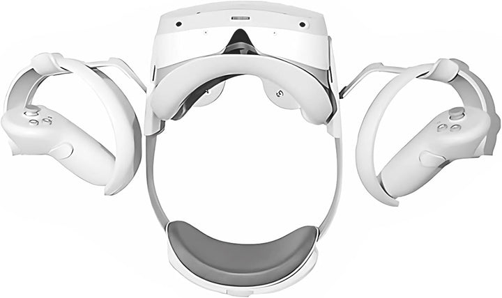 MODJUEGO VR Wandhalterung mit Haken, Aufbewahrungsregal für Oculos Quest 2, Pico 4, Pico 3, PS5 VR B