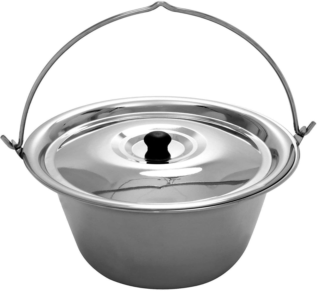 GRILLPLANET Eintopfofen Gulaschkanone Suppenkessel Ungarischer Gulaschofen Gulaschkessel 20 Liter Ed