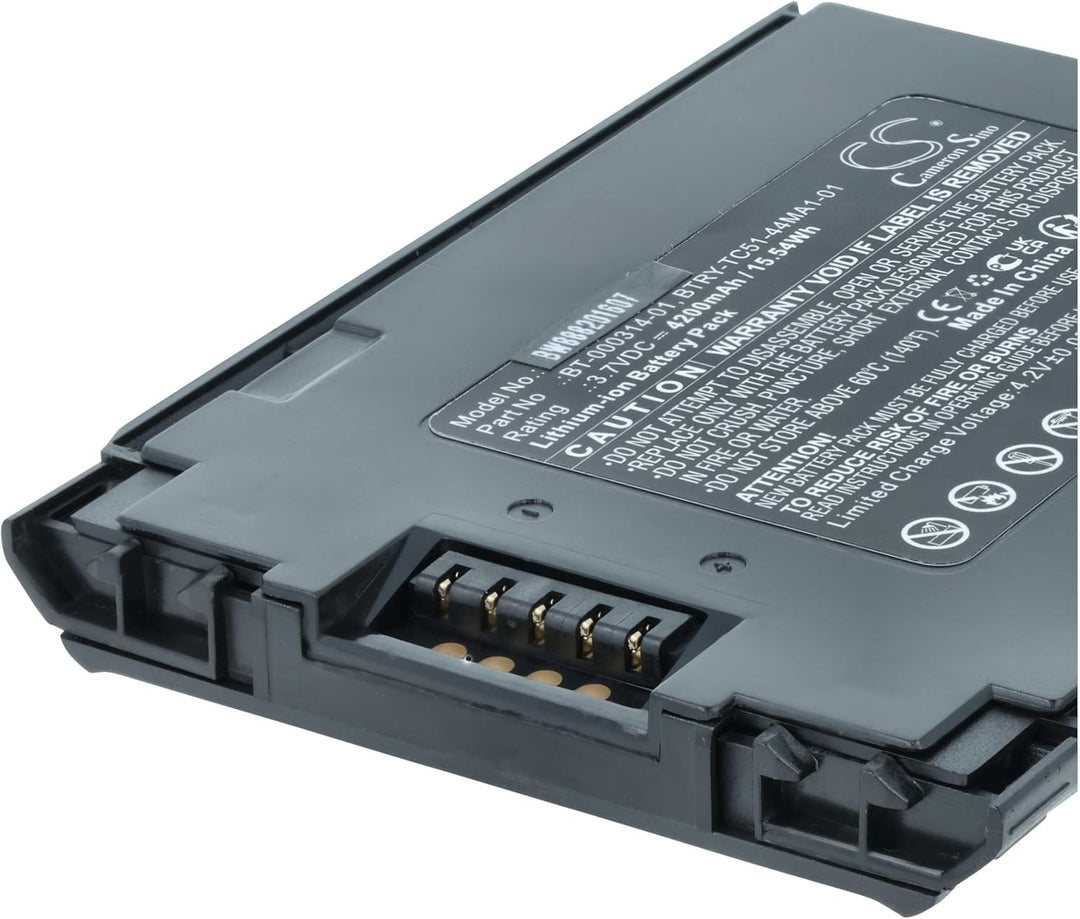 vhbw Akku kompatibel mit Zebra TC57x | TC52x, TC56, TC57 Handheld Computer Scanner (4200 mAh, 3,7 V,