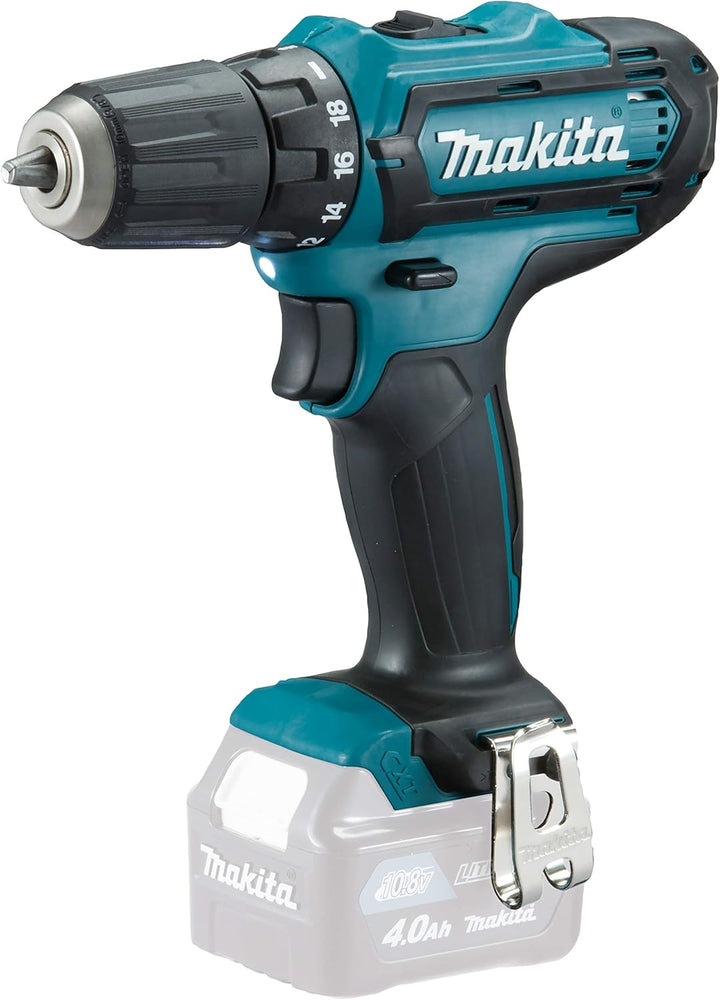 Makita Akku-Bohrschrauber DF333DZK 12V ohne Akku ohne Lader im Transportkoffer
