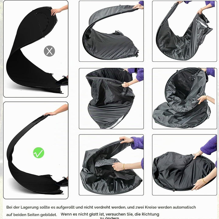 Taeku Pop-Up Toilettenzelt, Grosser Sichtschutz Umkleideraum, Tragbarer Sonnenschutz Überdachungs Re