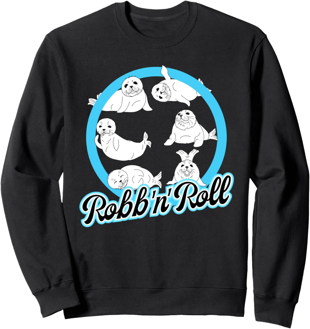 Robbe Robb'n'Roll Heuler Seehund Nordsee Baby Robben Sweatshirt