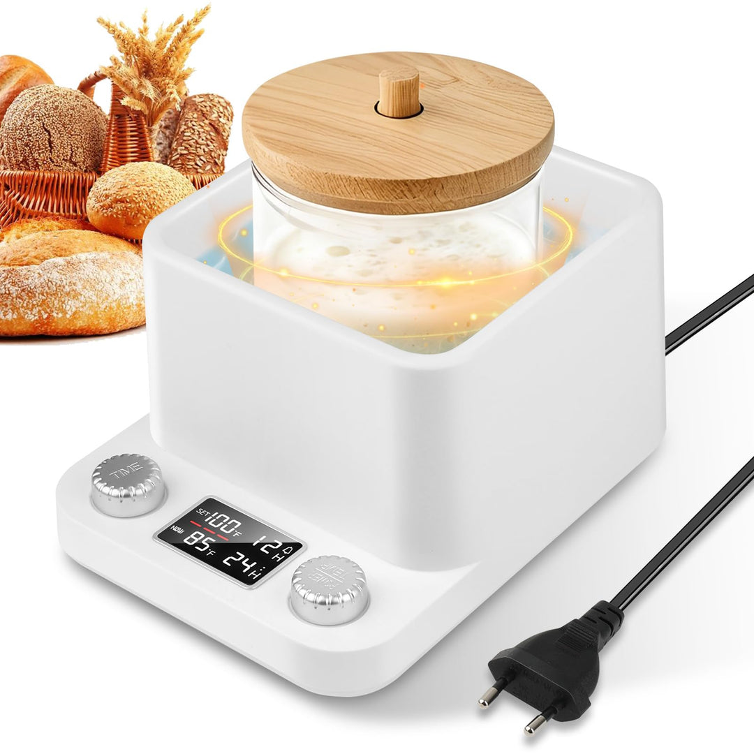Sauerteig Starter Wärmer, 21°C-40°C Wärmeplatte Sauerteig 1°F Präzise Thermostat, Wärmematte mit 24-