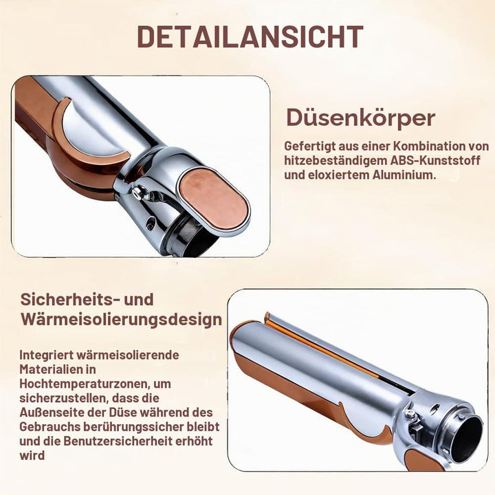 Haarglätteraufsatz,Haarglätter-Aufsatz mit HS01/HS05/HS08,Glätteraufsätze Airflow Technologie ohne H