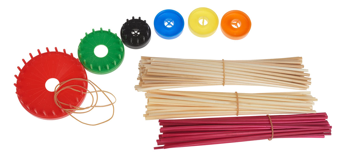 Bastel-Set Strohstern inklusive Anleitung Weihnachtsstern