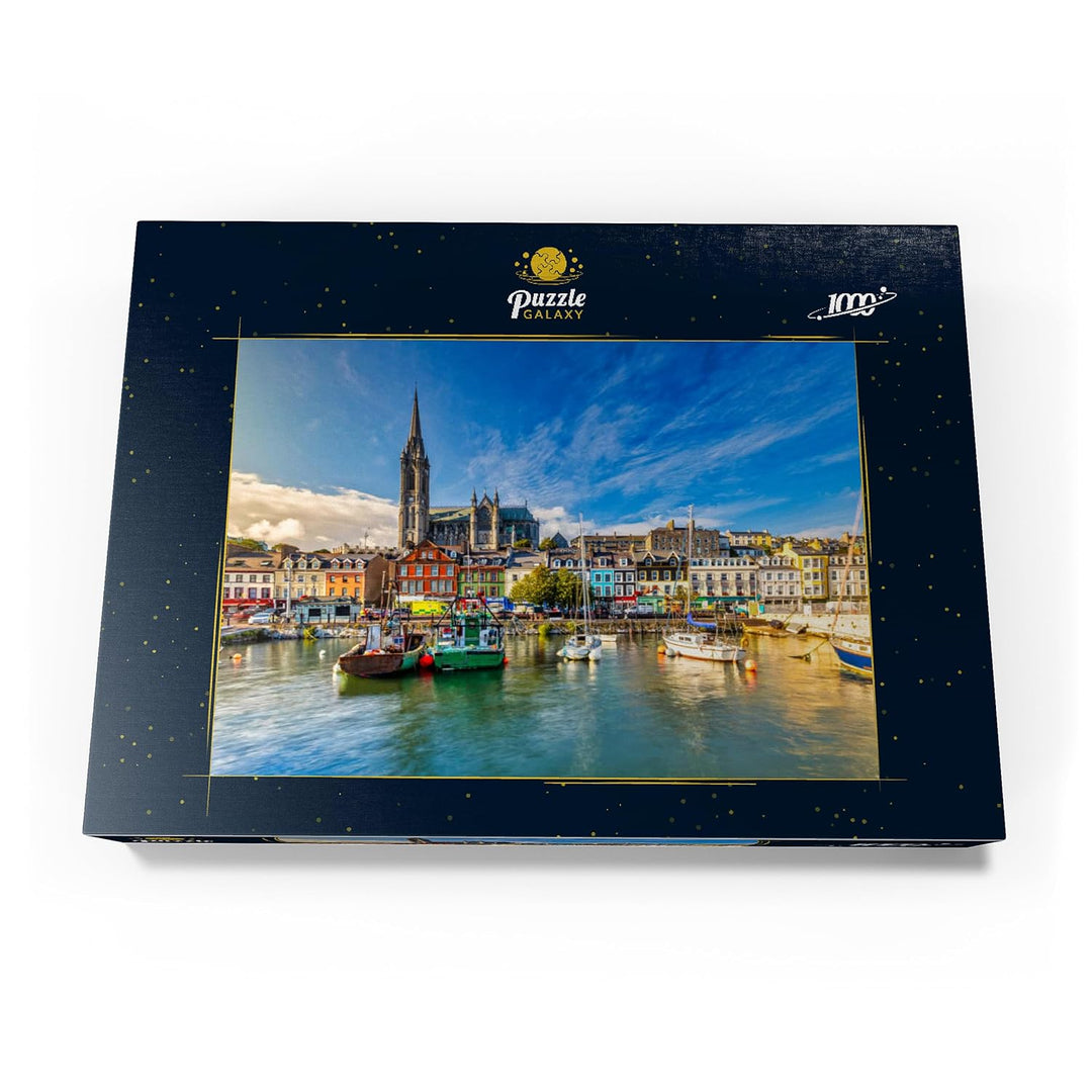 Impression der St. Colman's Cathedral in Cobh bei Cork, Irland - Premium 1000 Teile Puzzle - MyPuzzl