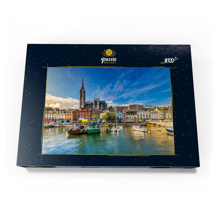 Impression der St. Colman's Cathedral in Cobh bei Cork, Irland - Premium 1000 Teile Puzzle - MyPuzzl