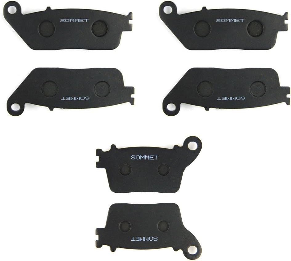 SOMMET Motorrad Bremsbeläge Vorne + Hinten für Honda CB 600 F Hornet (F7/F8/F9/FA/FB/FC) (07-13) / C