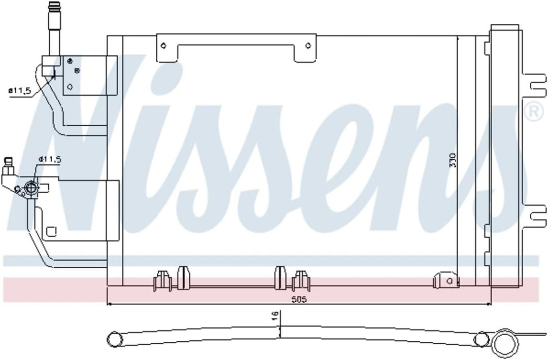 Nissens 940052 Klimakondensator