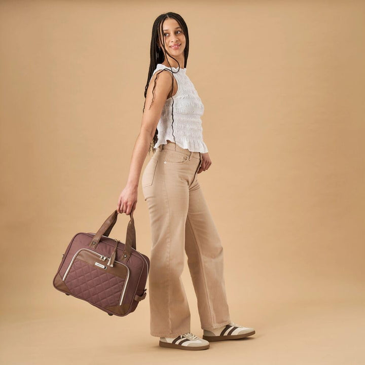 Cabin Max Vela 40x30x20 Untersitz-Kabinentasche für Reisen – Handgepäcktasche mit Trolley-Aufsteckfu